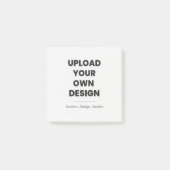 Upload Je Eigen Ontwerp Hier | Aangepaste Sjabloon Post-it® Notes (Voorkant)