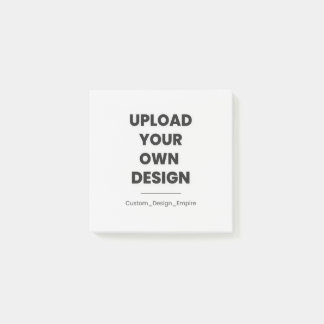 Upload Je Eigen Ontwerp Hier | Aangepaste Sjabloon Post-it® Notes