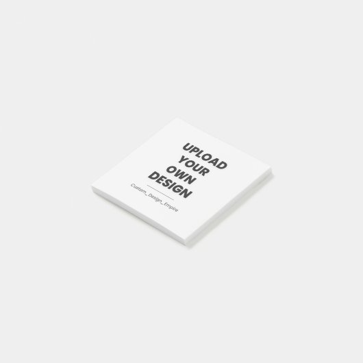 Upload Je Eigen Ontwerp Hier | Aangepaste Sjabloon Post-it® Notes (Schuin)