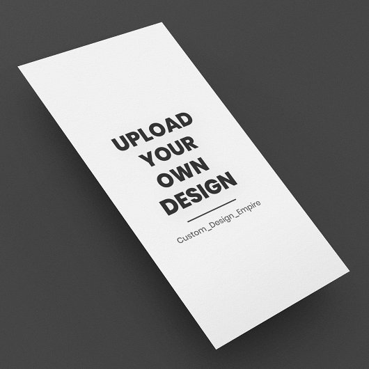 Upload Je Eigen Ontwerp Hier | Aangepaste Sjabloon Reclamekaart