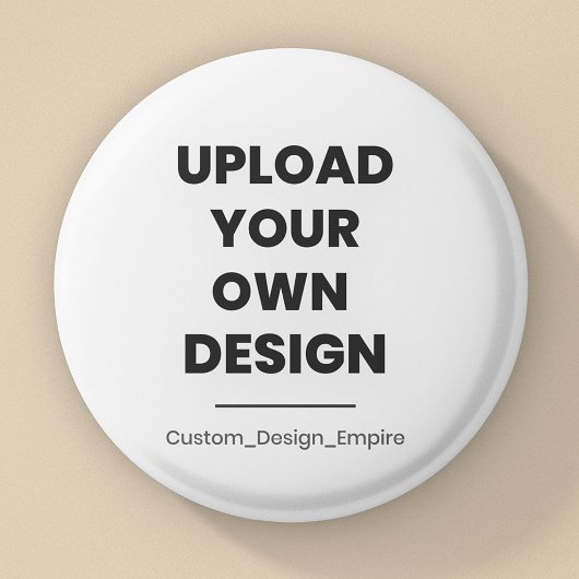 Upload Je Eigen Ontwerp Hier | Aangepaste Sjabloon Ronde Button 3,2 Cm