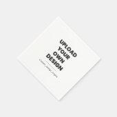 Upload Je Eigen Ontwerp Hier | Aangepaste Sjabloon Servet (Hoek)