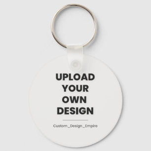 Upload Je Eigen Ontwerp Hier Aangepaste Sjabloon Sleutelhanger