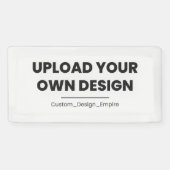 Upload Je Eigen Ontwerp Hier | Aangepaste Sjabloon Spandoek (Horizontaal)