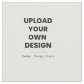 Upload Je Eigen Ontwerp Hier | Aangepaste Sjabloon Stof (Close Up)