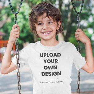 Upload Je Eigen Ontwerp Hier Aangepaste Sjabloon T-shirt
