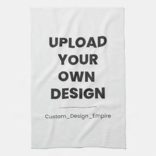 Upload Je Eigen Ontwerp Hier Aangepaste Sjabloon Theedoek