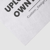 Upload Je Eigen Ontwerp Hier | Aangepaste Sjabloon Tissuepapier (Detail)