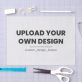 Upload Je Eigen Ontwerp Hier | Aangepaste Sjabloon Tissuepapier (Craft)