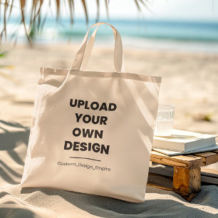 Upload Je Eigen Ontwerp Hier Aangepaste Sjabloon Tote Bag