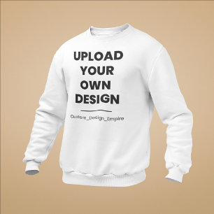 Upload Je Eigen Ontwerp Hier Aangepaste Sjabloon Trui