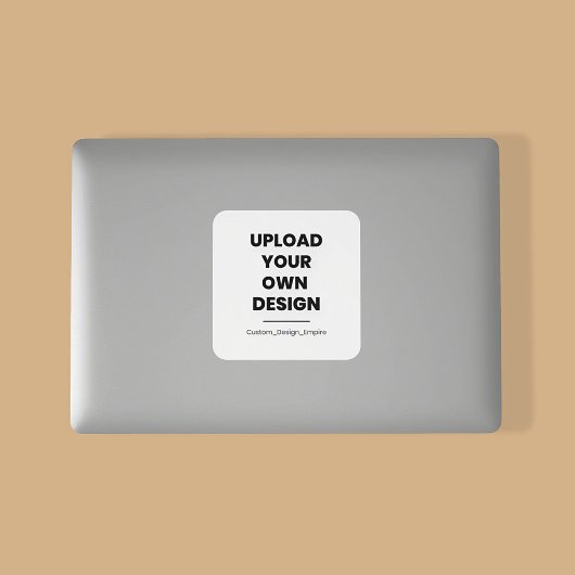 Upload Je Eigen Ontwerp Hier | Aangepaste Sjabloon Vierkante Sticker