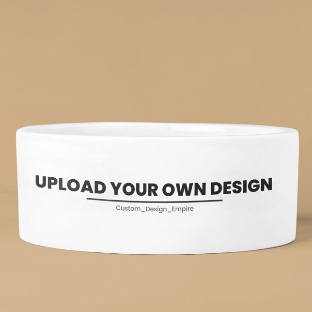 Upload Je Eigen Ontwerp Hier | Aangepaste Sjabloon Voerbakje (Creator heeft geüpload)