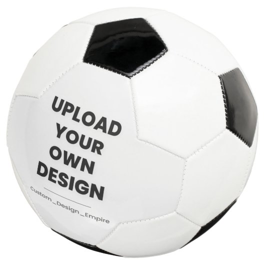 Upload Je Eigen Ontwerp Hier | Aangepaste Sjabloon Voetbal (Drie kwart)