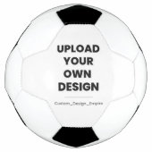 Upload Je Eigen Ontwerp Hier | Aangepaste Sjabloon Voetbal (Voorkant)