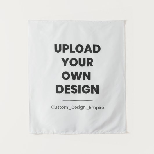 Upload Je Eigen Ontwerp Hier | Aangepaste Sjabloon Wandkleed (Voorkant)