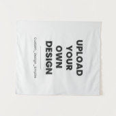 Upload Je Eigen Ontwerp Hier | Aangepaste Sjabloon Wandkleed (Voorkant (horizontaal))