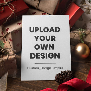 Upload je eigen ontwerp hier Maatwerk Feestdagenkaart