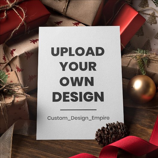 Upload je eigen ontwerp hier | Maatwerk Feestdagenkaart