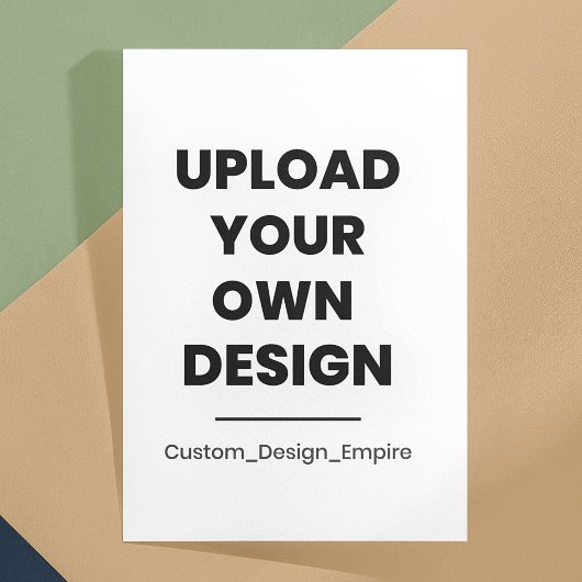 Upload Je Eigen Ontwerp Hier | Maatwerk Kaart
