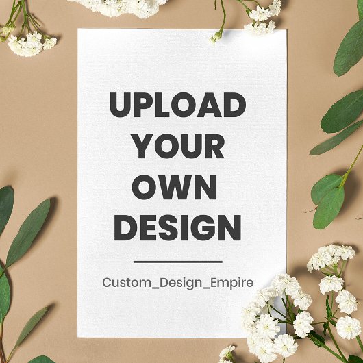 Upload Je Eigen Ontwerp Hier | Maatwerk Save The Date