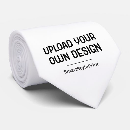 Upload Je Eigen Ontwerp Hier | Persoonlijk Stropdas (Opgerold)