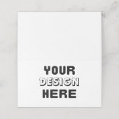 Upload je eigen ontwerp hier plaatskaartje (Buitenkant ongevouwen)