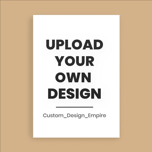 Upload Je Eigen Ontwerp Hier | Template Uitnodigin Kaart