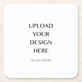 Upload Je Eigen Ontwerp  Kartonnen Onderzetters