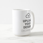 Upload je eigen ontwerp koffiemok (Voorkant rechts)
