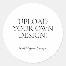 Upload je eigen ontwerp, op maat gemaakte sticker 