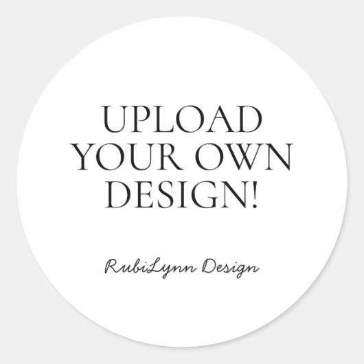 Upload je eigen ontwerp, op maat gemaakte sticker  (Voorkant)