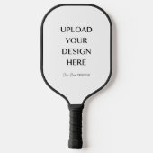 Upload je eigen ontwerp  pickleball paddle (Achterkant)