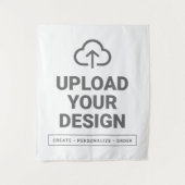 Upload je eigen ontwerp wandkleed (Voorkant)