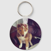 Upload je eigen petfoto sleutelhanger (Voorkant)