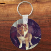 Upload je eigen petfoto sleutelhanger (Voorkant)