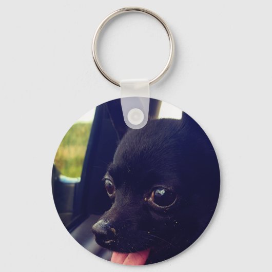 Upload je eigen petfoto sleutelhanger (Voorkant)