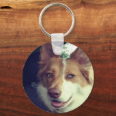 Upload je eigen petfoto sleutelhanger (Voorkant)