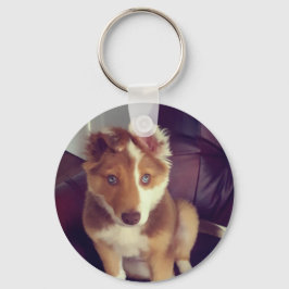 Upload je eigen petfoto sleutelhanger