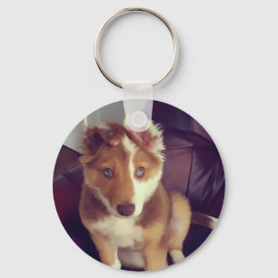 Upload je eigen petfoto sleutelhanger