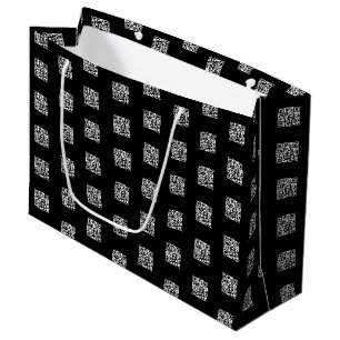 Upload je eigen QR-code   Eenvoudig herhalend patr Groot Cadeauzakje