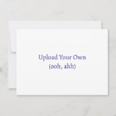 Upload je eigen zelfgemaakte uitnodiging of kaart (Voorkant)