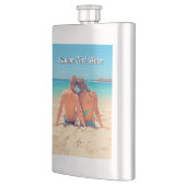 Upload Je Foto Flask Geschenk Voeg Tekst Naam Toe Flacon (Links)