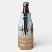 Upload Je Foto Fleskoeler Gepersonaliseerde Tekst Flesjeskoeler (Fles Achterkant)