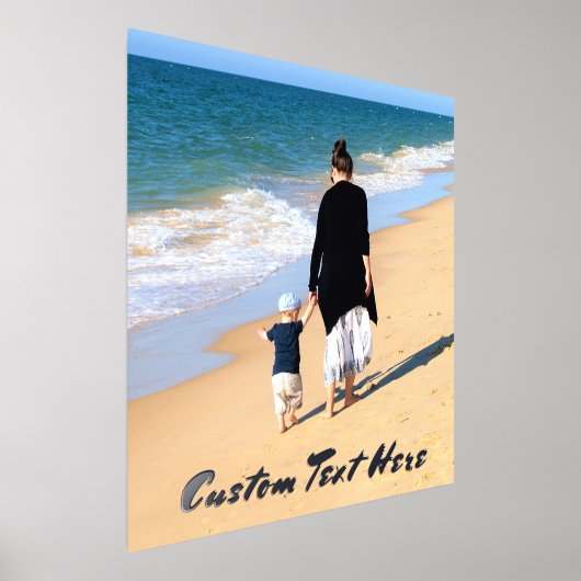 Upload je foto Folie Prints Poster Aangepaste teks (Laagn)