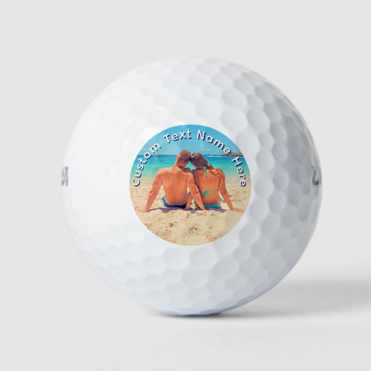 Upload je foto golfballen stempel voeg aangepaste (Voorkant)