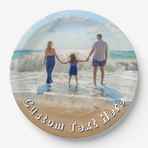 Upload je foto papieren borden gepersonaliseerde t bordje