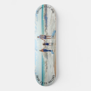 Upload Je Foto Skateboard Cadeau met Aangepaste Te