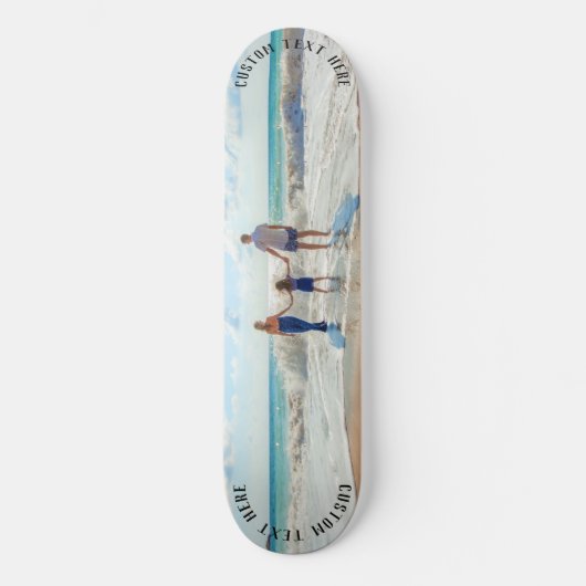 Upload Je Foto Skateboard Cadeau met Aangepaste Te (Voorkant)