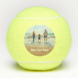 Upload Je Foto Tennisballen Geschenk Aangepaste Te